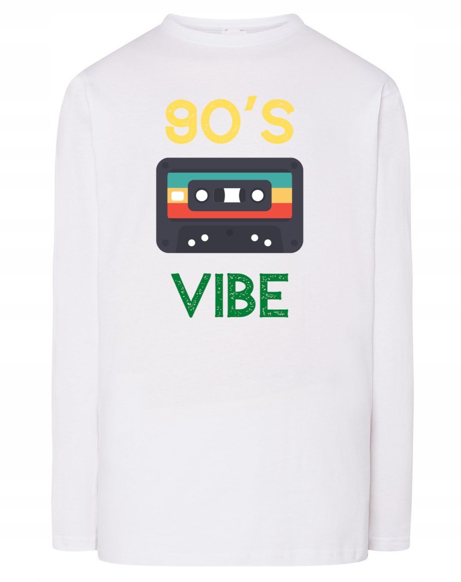 Longsleeve RETRO nadruk kaseta 90s VIBE r.S