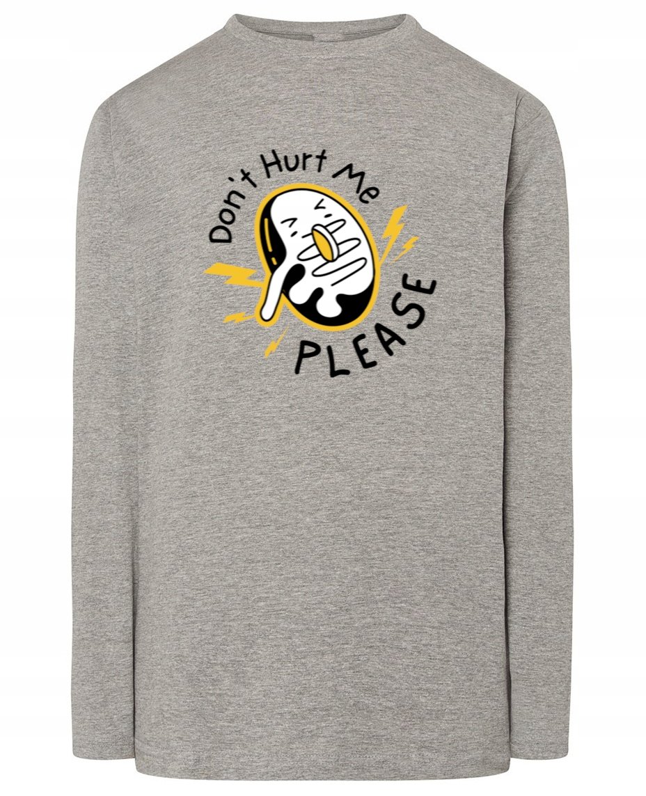 Longsleeve zabawny nadruk PĄCZEK DONUT r.XS