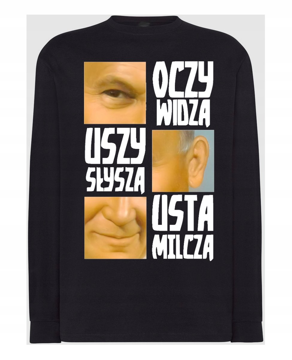 pa-paj Papież 2137 Śmieszny Longsleeve r.4XL