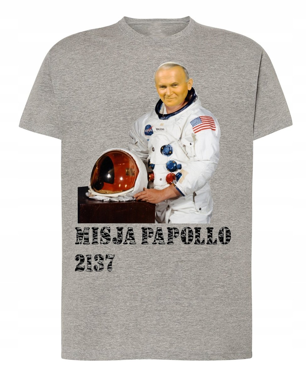 Koszulka T-Shirt pa-paj Papież 2137 Śmieszny r.S