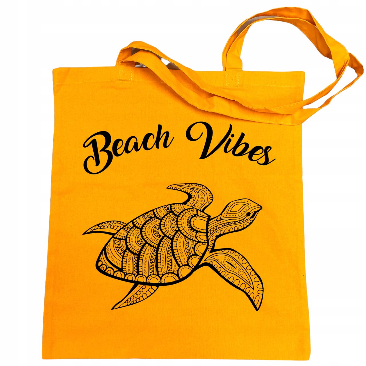 Beach Vibes Żółw Torba Zakupowa