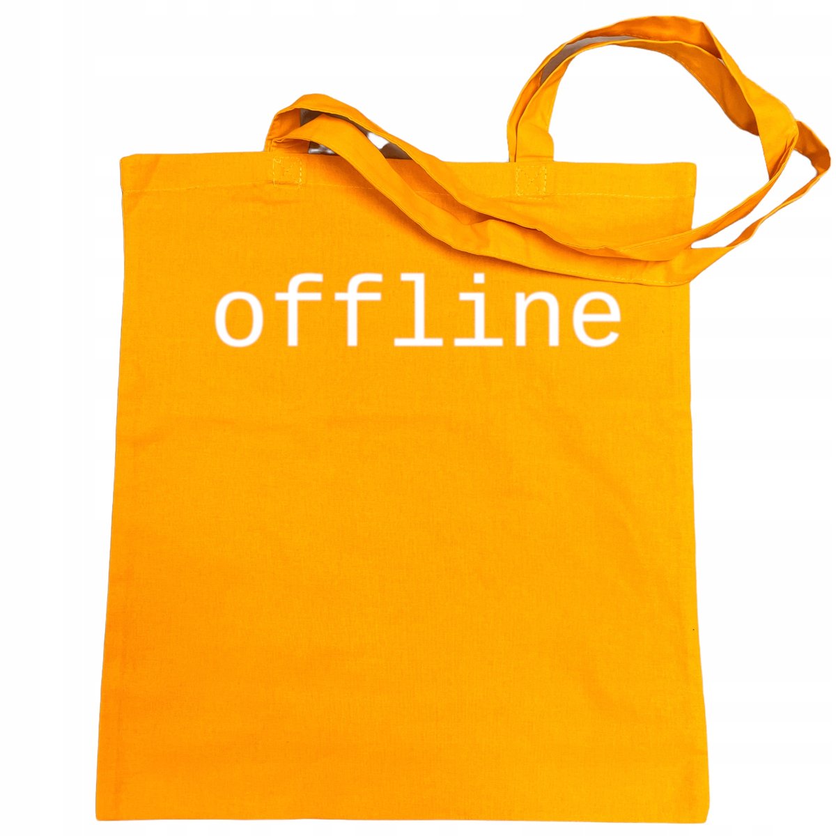 Torba na zakupy nadruk napis OFFLINE