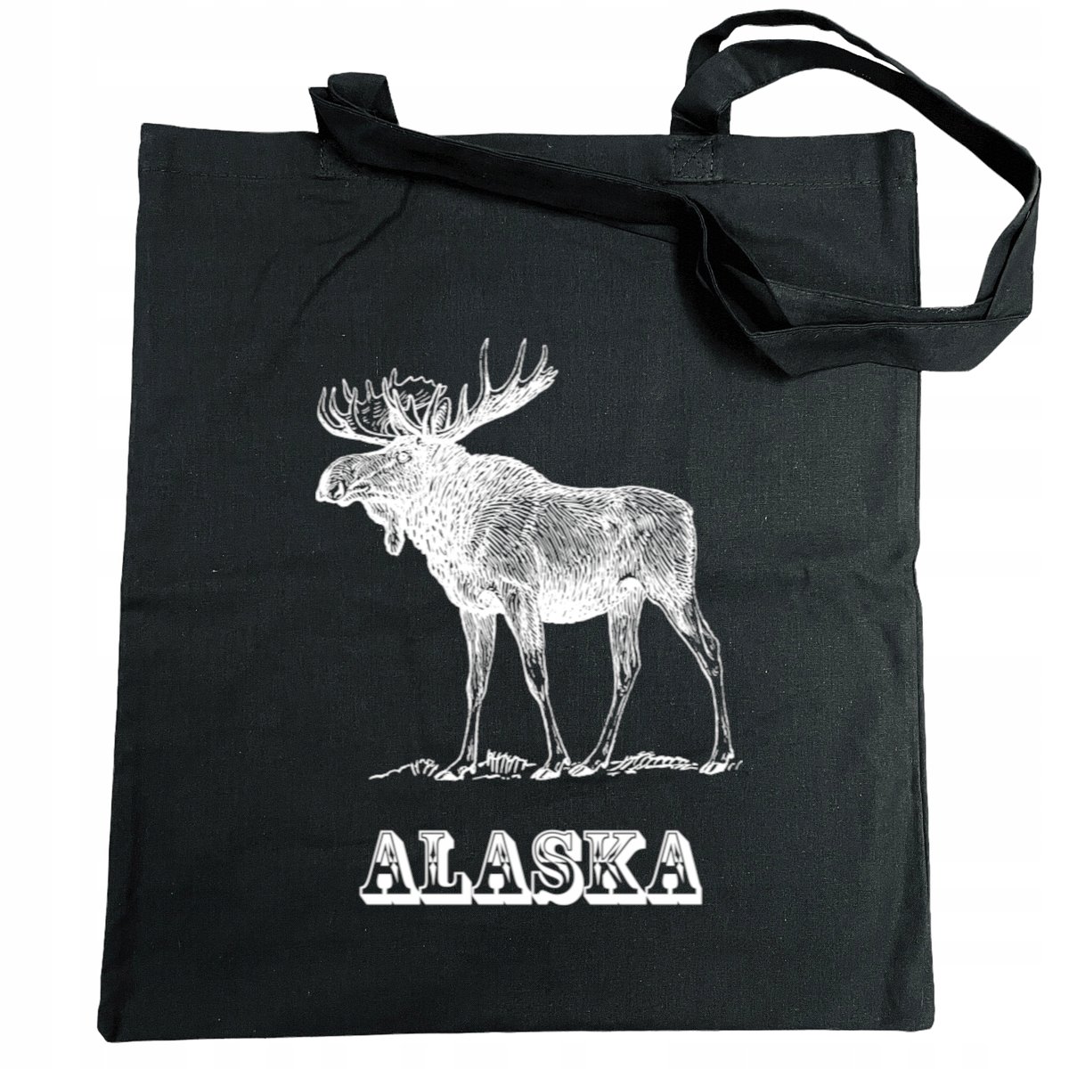 Torba na zakupy nadruk Łoś ALASKA