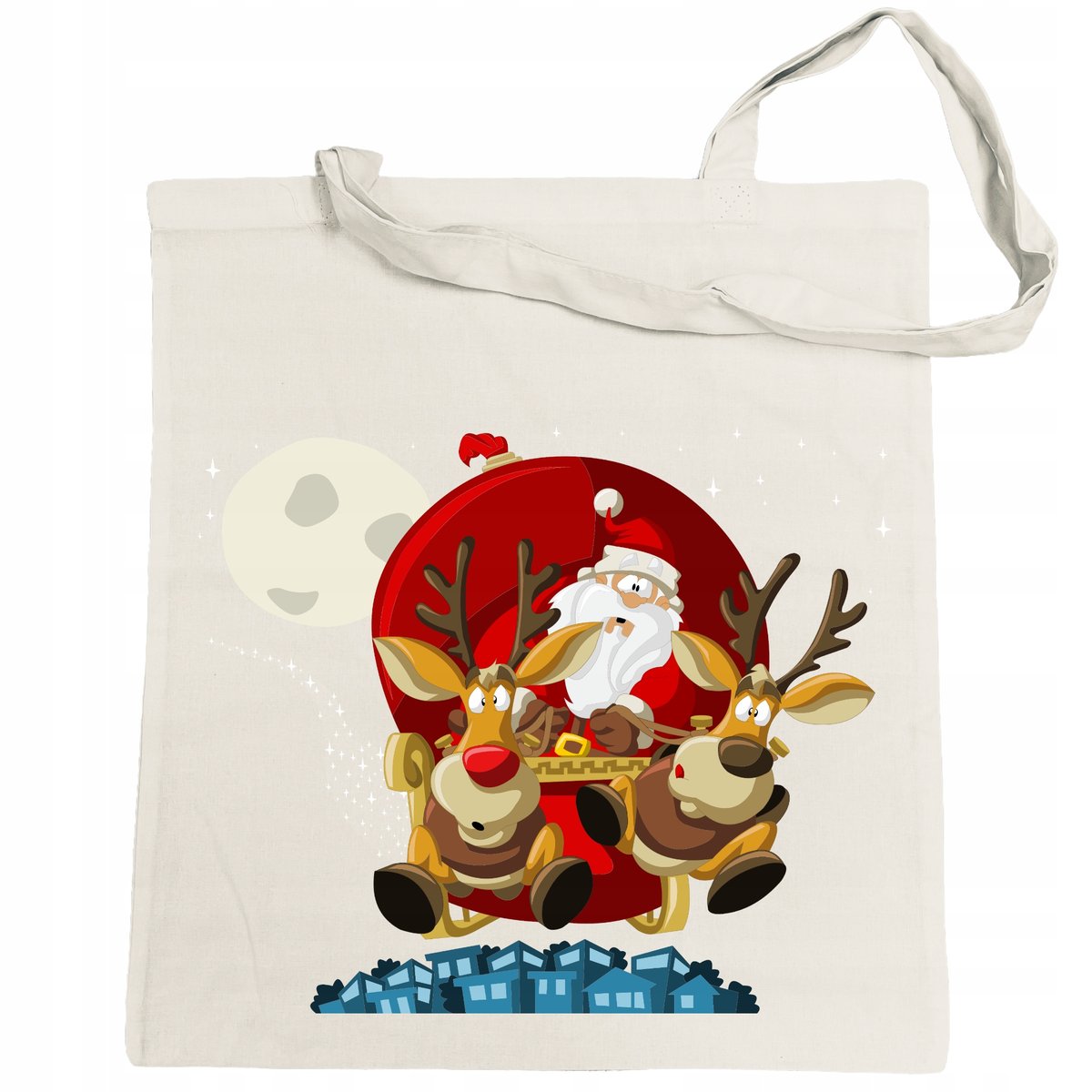 Torba na zakupy nadruk Mikołaj