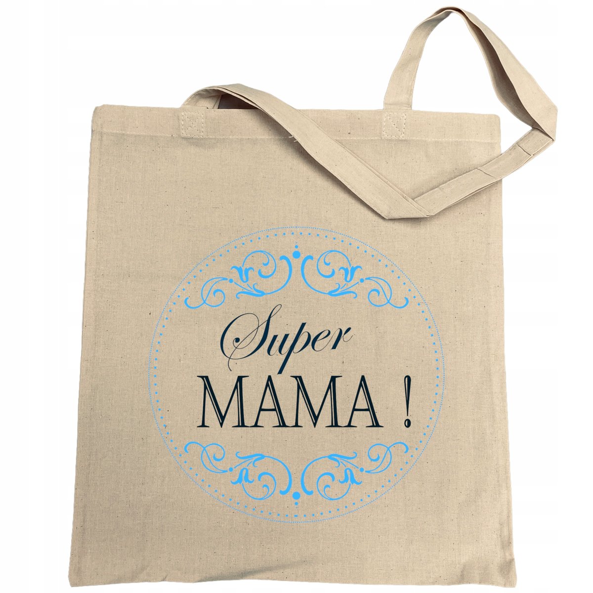 Torba zakupowa na prezent nadruk Super MAMA