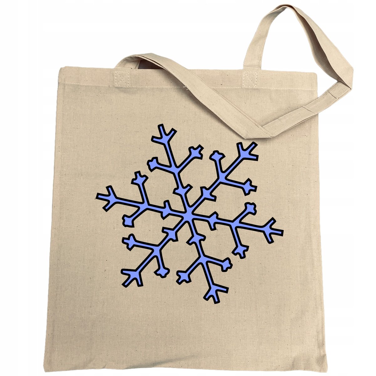 Torba na zakupy nadruk ŚNIEŻYNKA Płatek Śniegu