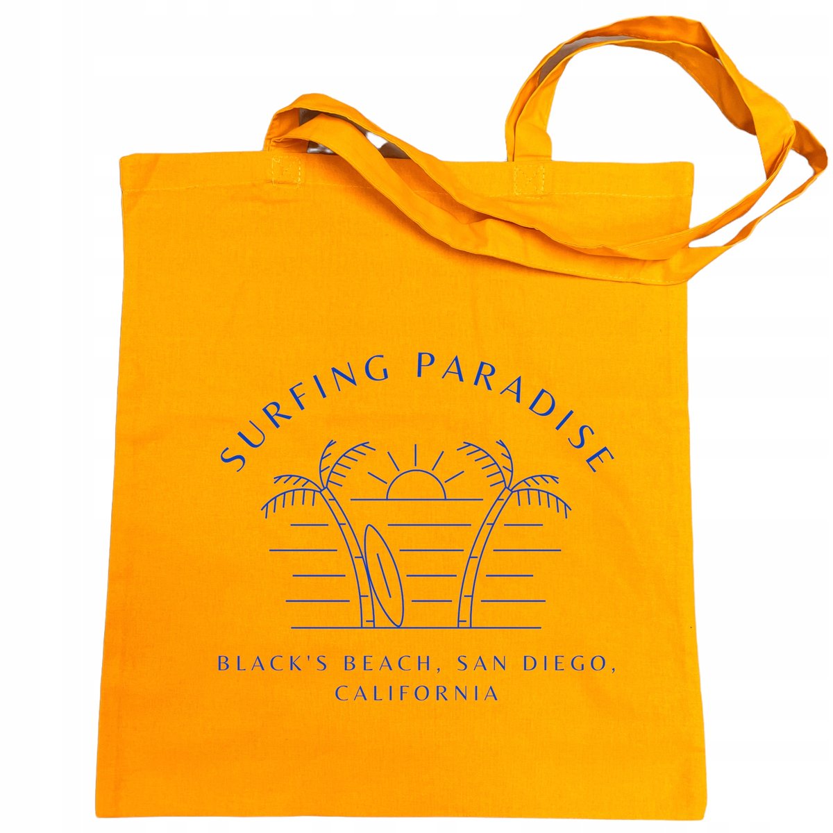 Torba na zakupy wakacyjny nadruk LATO PLAŻA RAJ