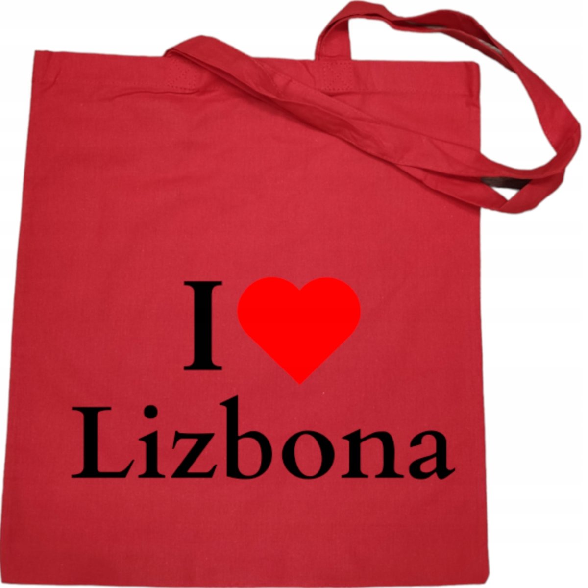 Torba na zakupy nadruk I Love Lisboa Kocham Lizbone