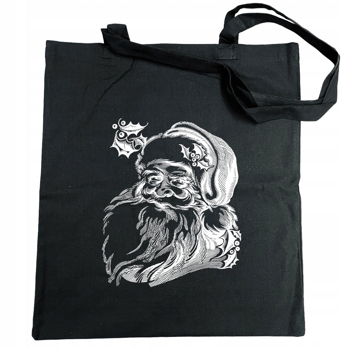 Torba na zakupy świąteczny nadruk Święty Mikołaj