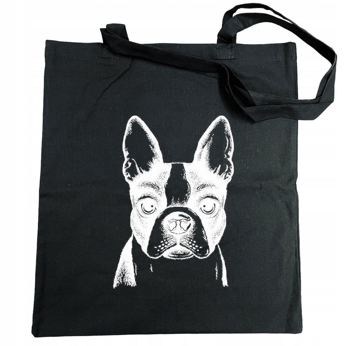 Torba na zakupy nadruk pies Boston Terrier
