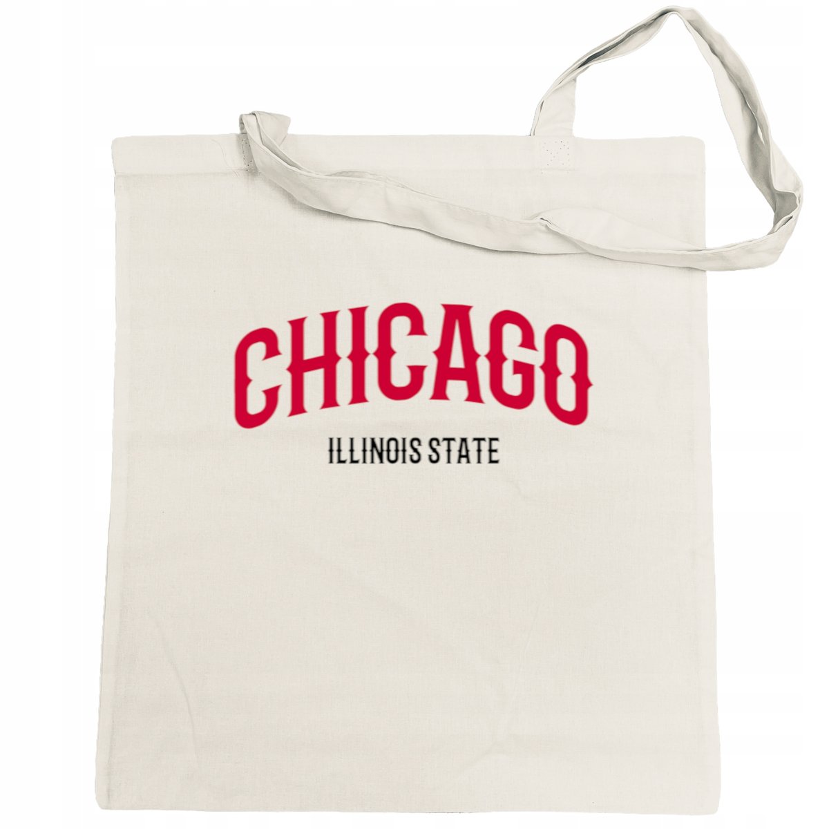 Torba na zakupy fajny nadruk napis CHICAGO