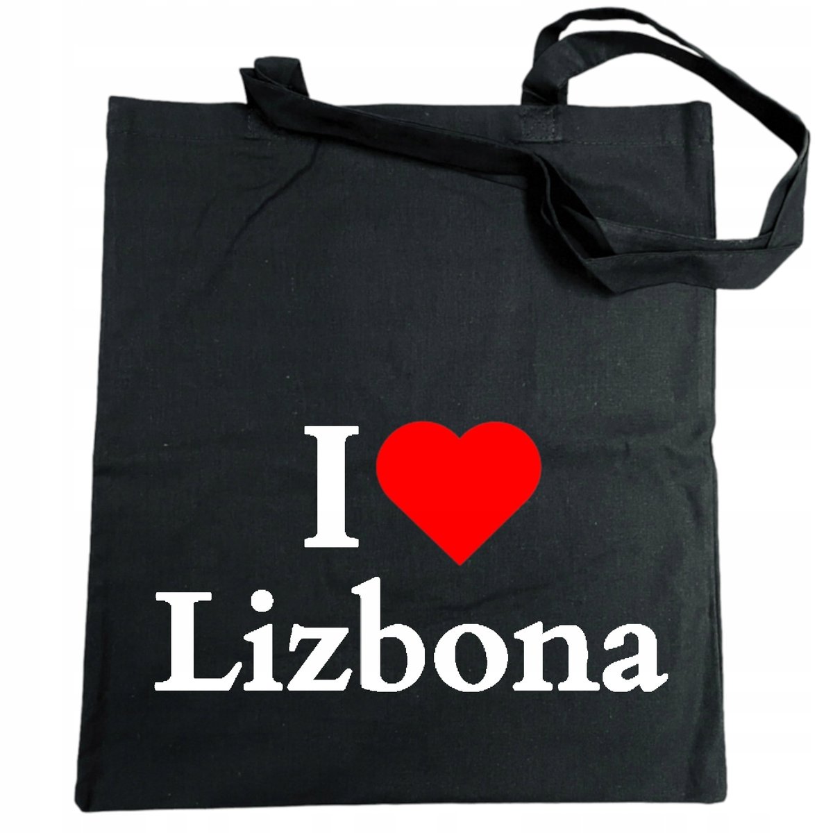Torba na zakupy nadruk I Love Lisboa Kocham Lizbone