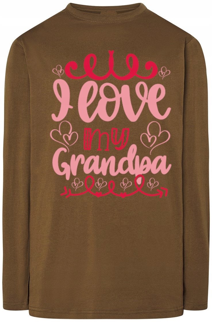 Dzień Dziadka Nadruk Prezent Longsleeve r.XXL