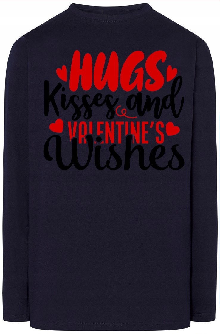 Walentynki Bluza Longsleeve Modna Nadruk r.XL