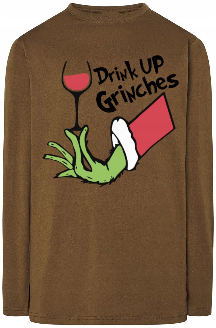 Grinch Świąt Nie Będzie Longsleeve Świąteczny L