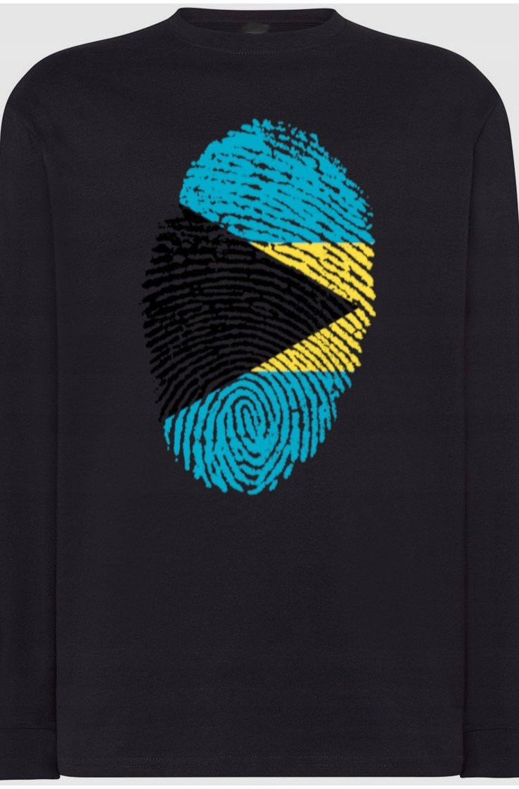 Bahamy Flaga Odcisk Bluza Longsleeve Rozm.4XL