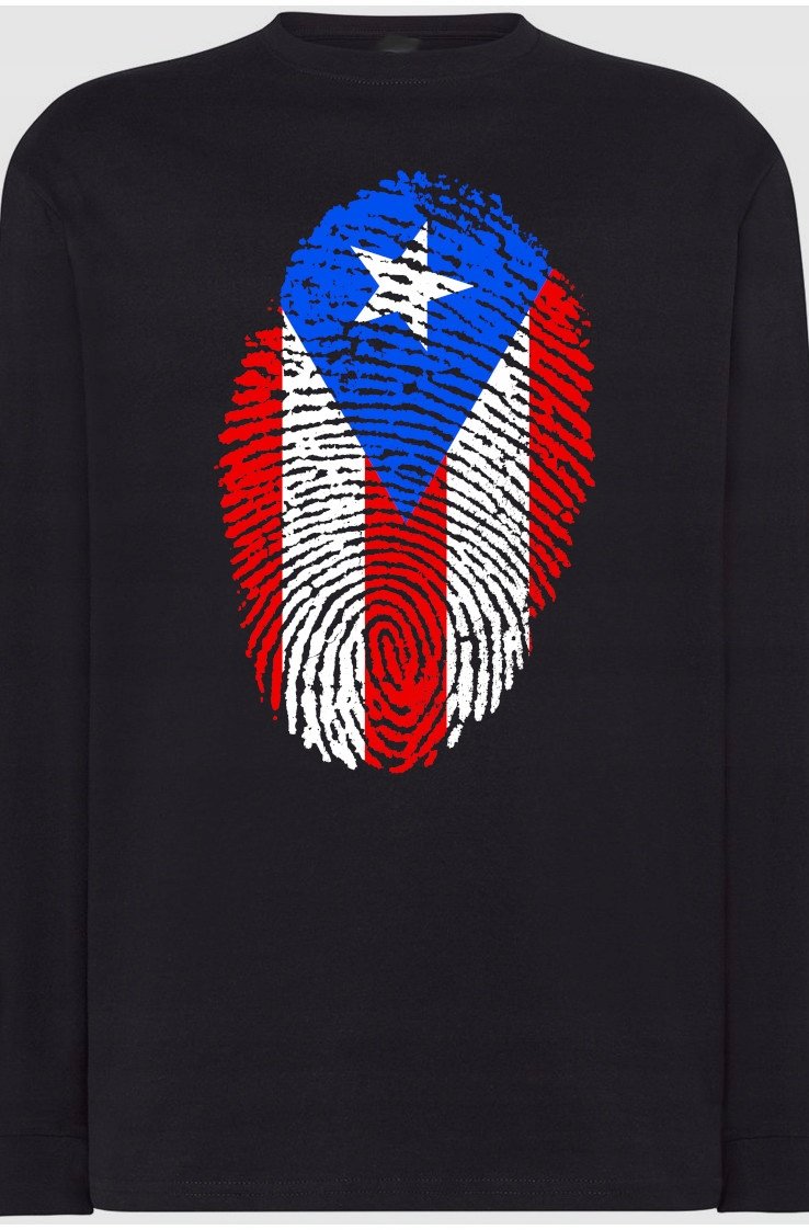 Portoryko Flaga Odcisk Bluza Longsleeve Rozm.5XL