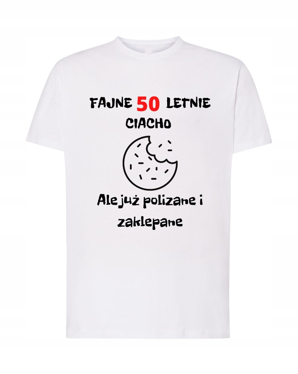 T-Shirt męski na 50 urodziny Rozm.4XL