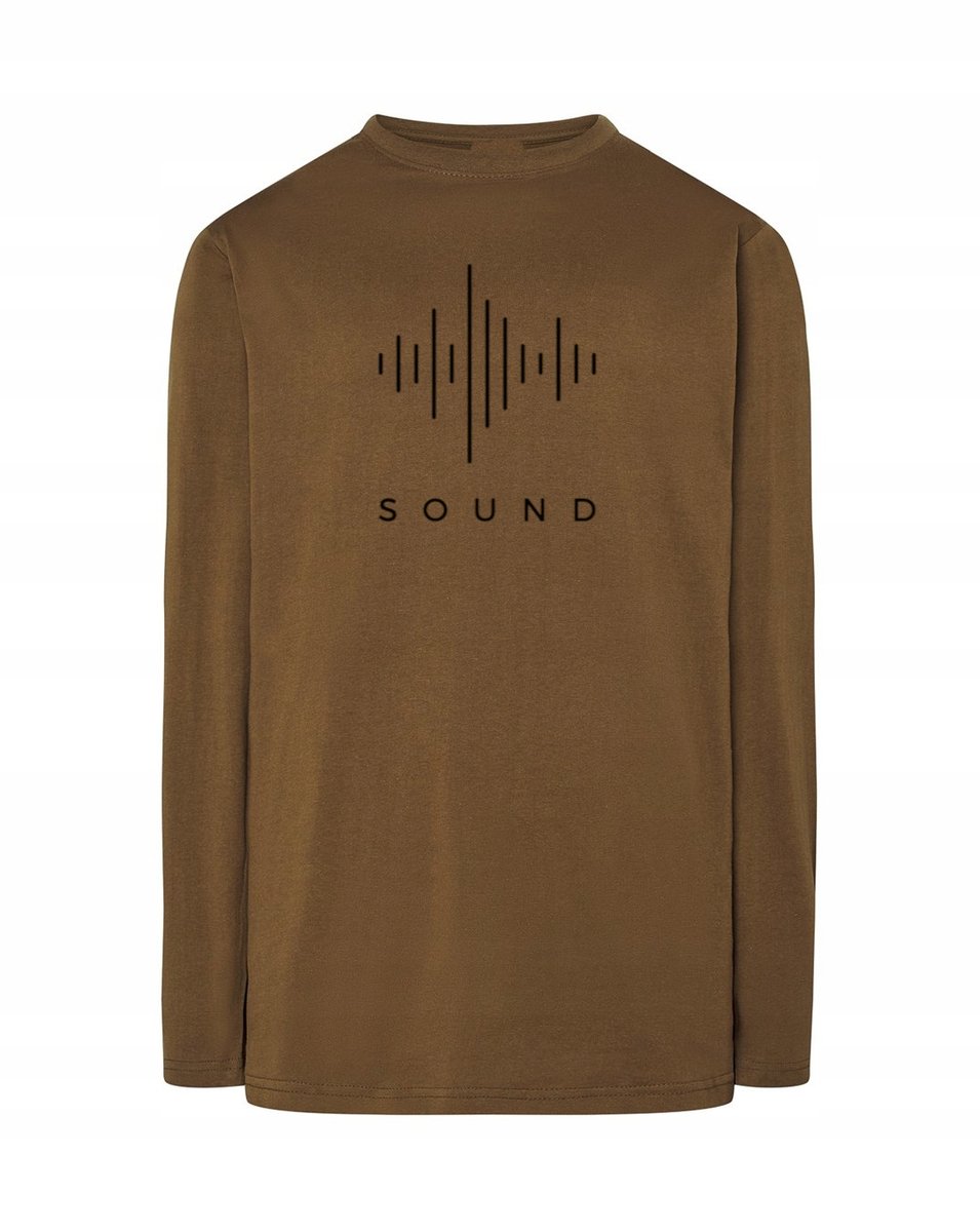 Longsleeve męski nadruk art line SOUND r.3XL