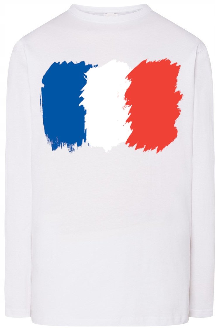 Francja Flaga Męska Bluza Longsleeve Rozm.XL