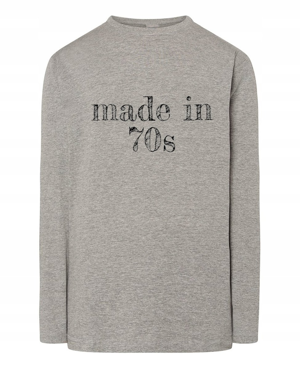 Longsleeve męski Made in 70s Urodzony w latach 70 tych r.L