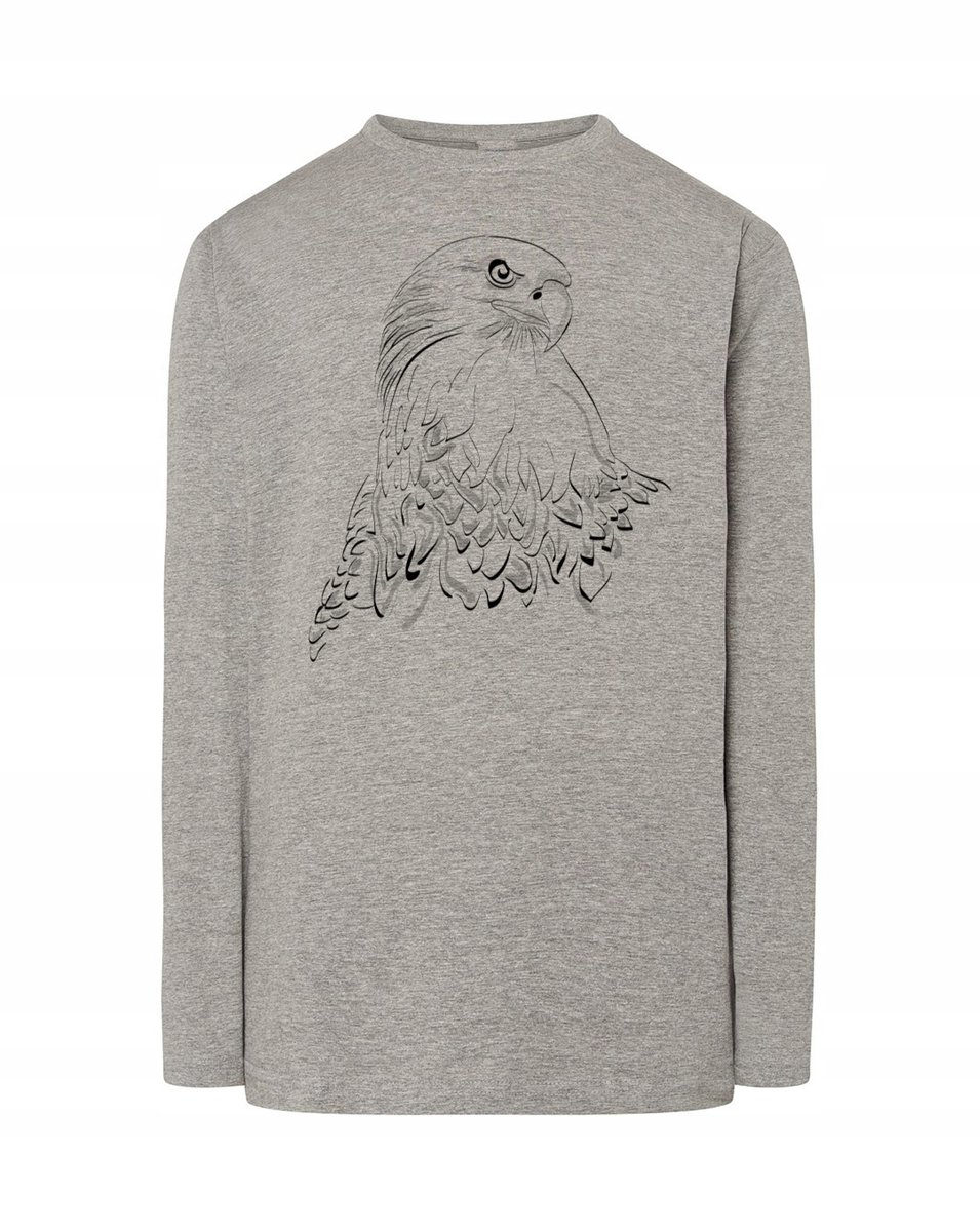 Longsleeve męski fajny nadruk ORZEŁ r.S