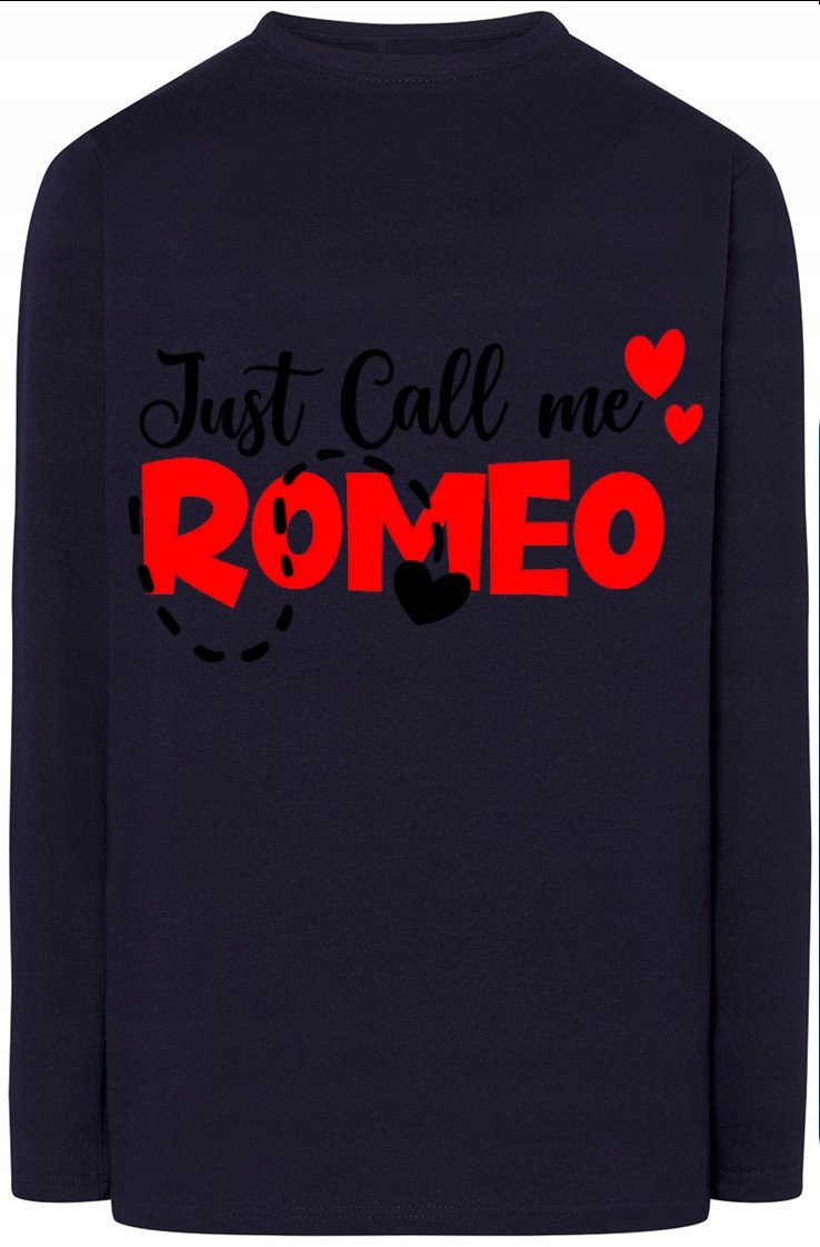 Romeo Bluza Longsleeve Walentynki Modna r.S