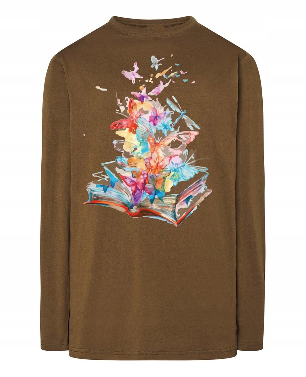 Longsleeve nadruk Kolorowe Książki R.M