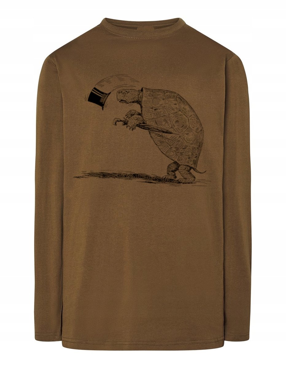 Longsleeve męski nadruk ZWIERZĘ ŻÓŁW r.S