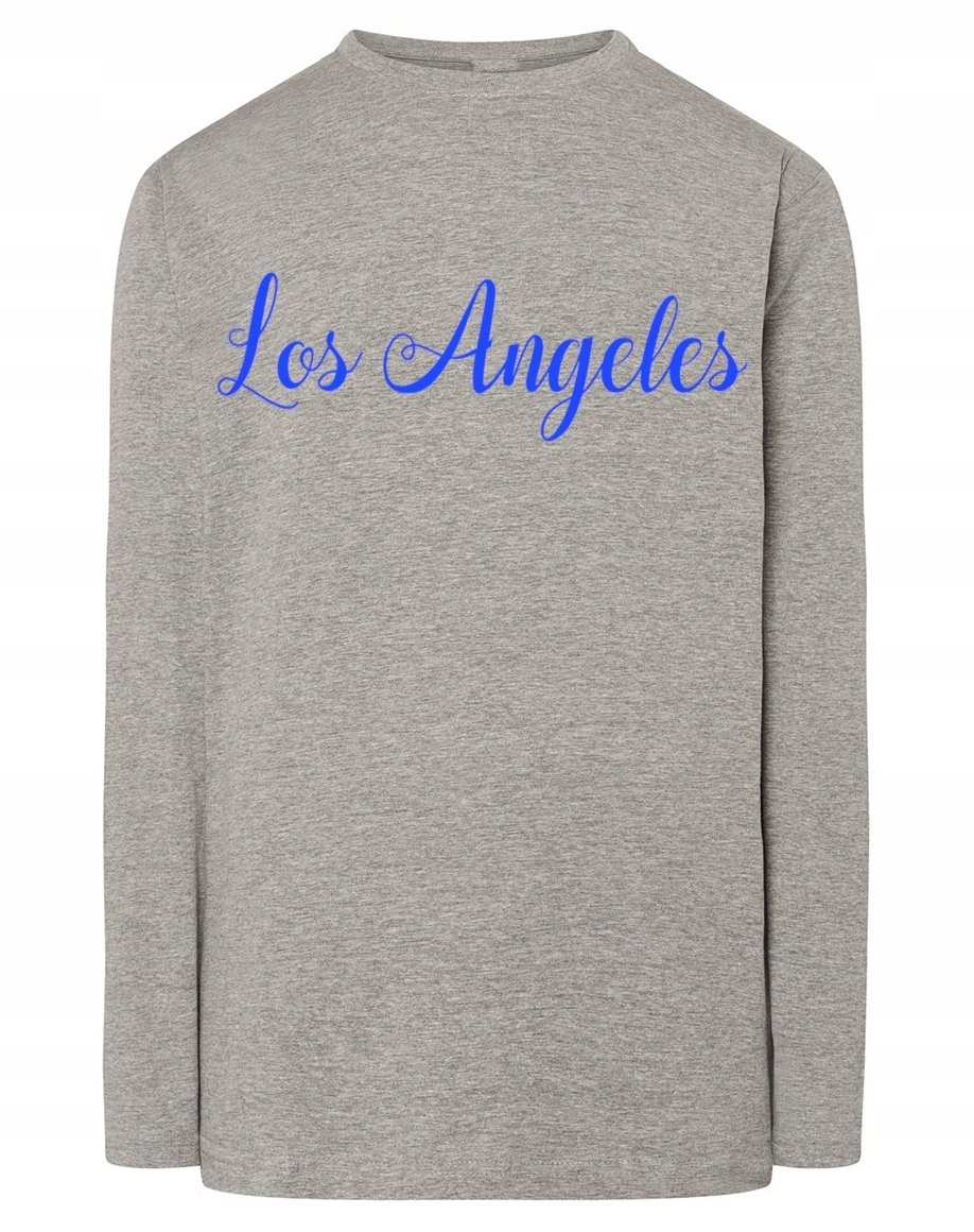 Longsleeve fajny nadruk napis LOS ANGELES r.XXL