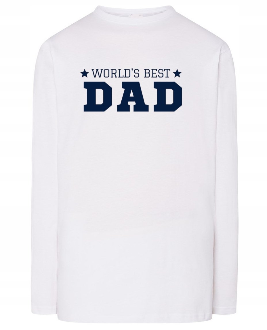 Longsleeve męski nadruk Najlepszy Tata r.XL