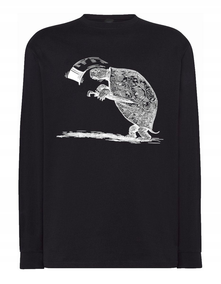 Longsleeve męski nadruk ZWIERZĘ ŻÓŁW r.3XL