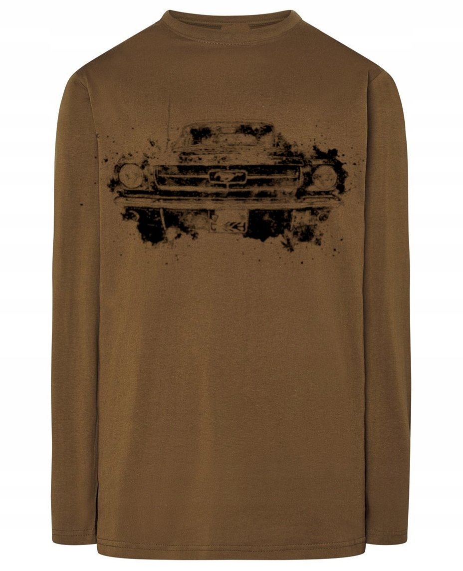 Longsleeve nadruk samochód klasyk Mustang r.S