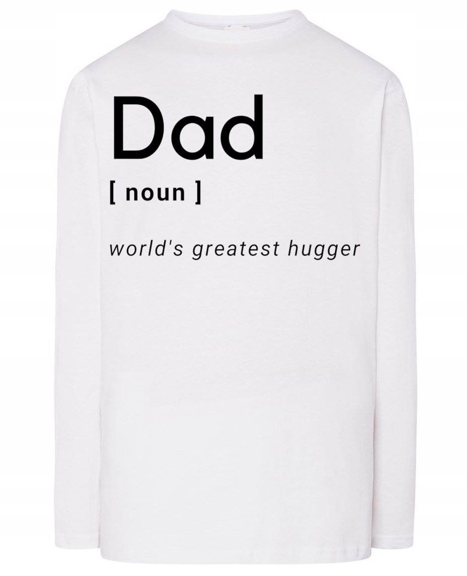 Longsleeve męski nadruk TATA PRZYTULACZ r.XS