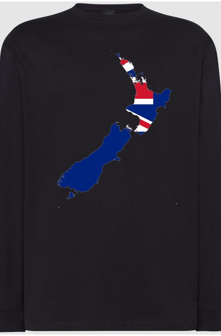 Nowa Zelandia Męska Bluza Longsleeve Rozm.4XL