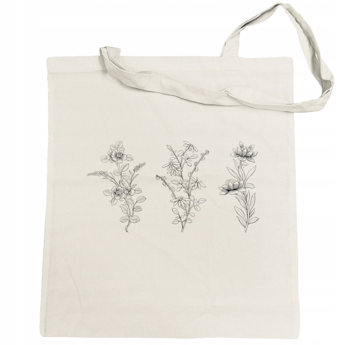 Torba na zakupy nadruk KWIATY BUKIET KWIATÓW