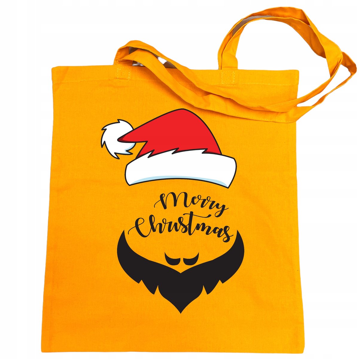 Torba na zakupy nadruk Mikołaj Broda Święta