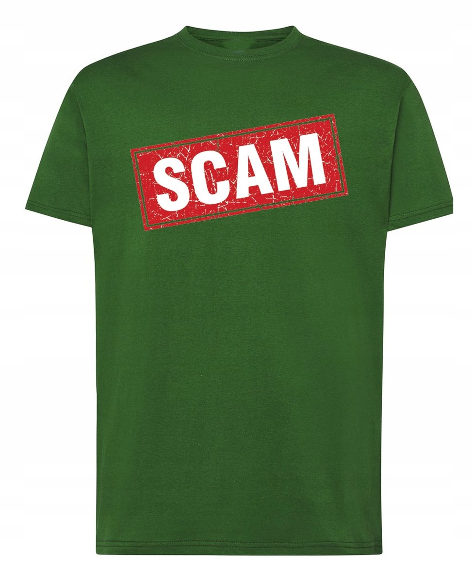 Koszulka T-Shirt Napis SCAM r.XXL