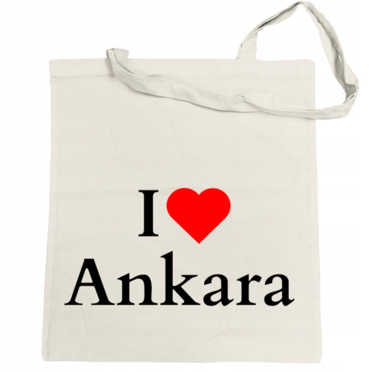 Torba na zakupy nadruk I Love Ankara Kocham Ankare Turcja