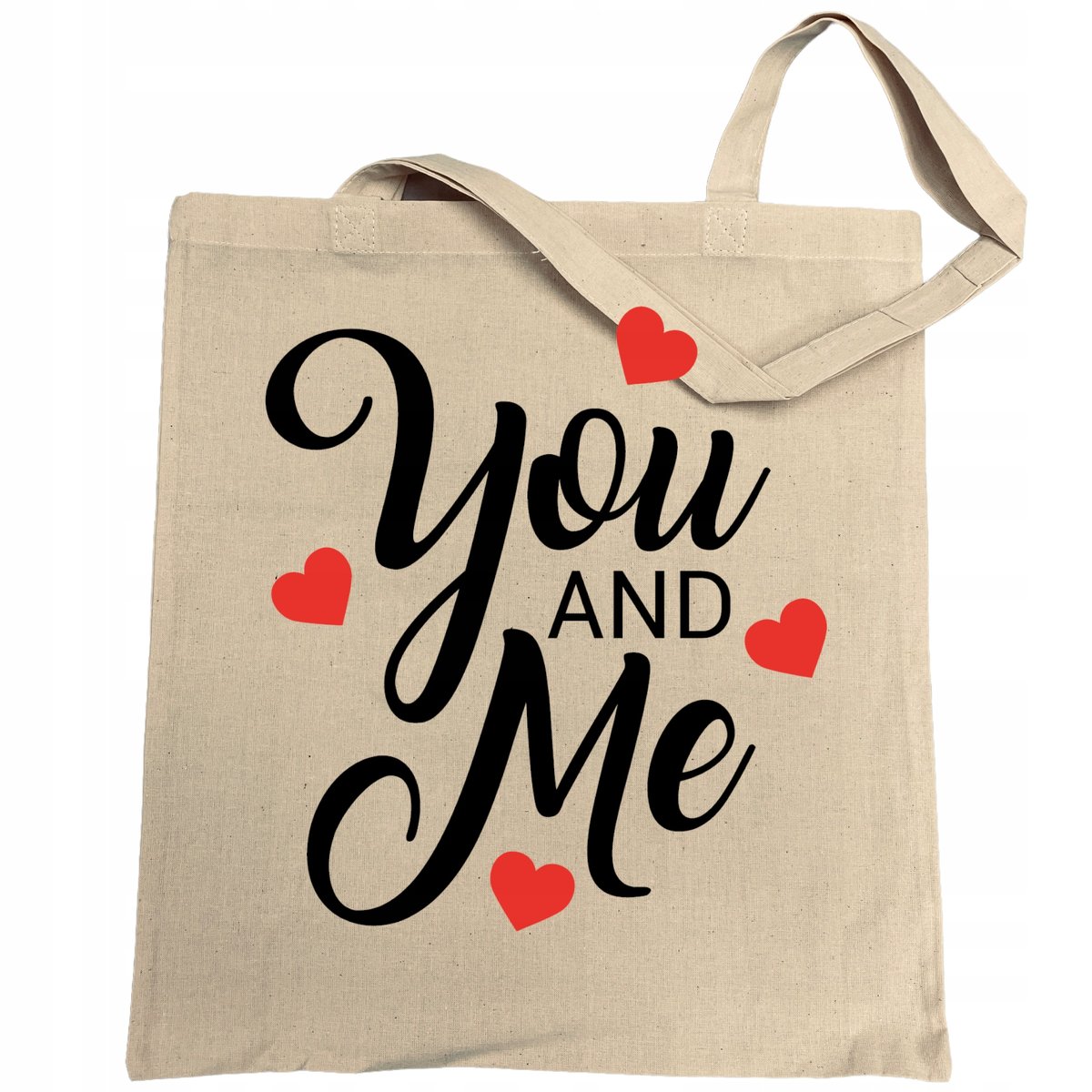 You And Me Torba Zakupowa Walentynki Nadruk