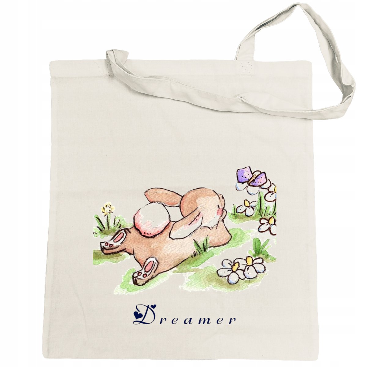 Torba na zakupy nadruk Króliczek Marzyciel