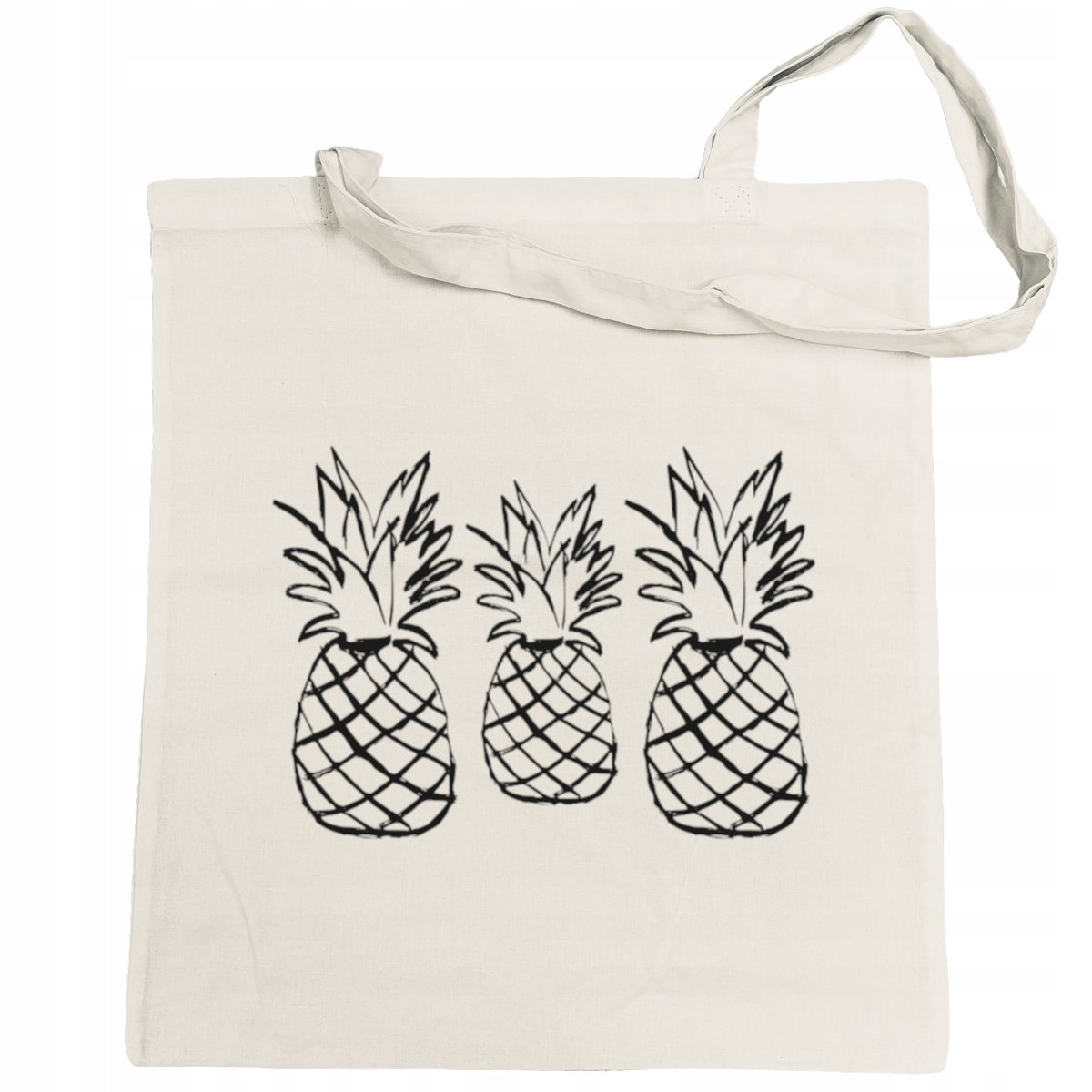 Torba na zakupy fajny nadruk ANANAS
