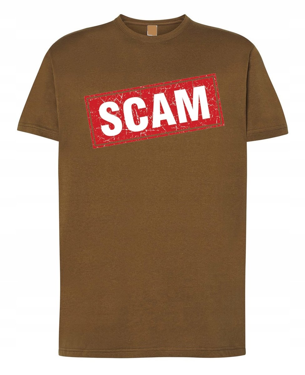 Koszulka T-Shirt Napis SCAM r.XL