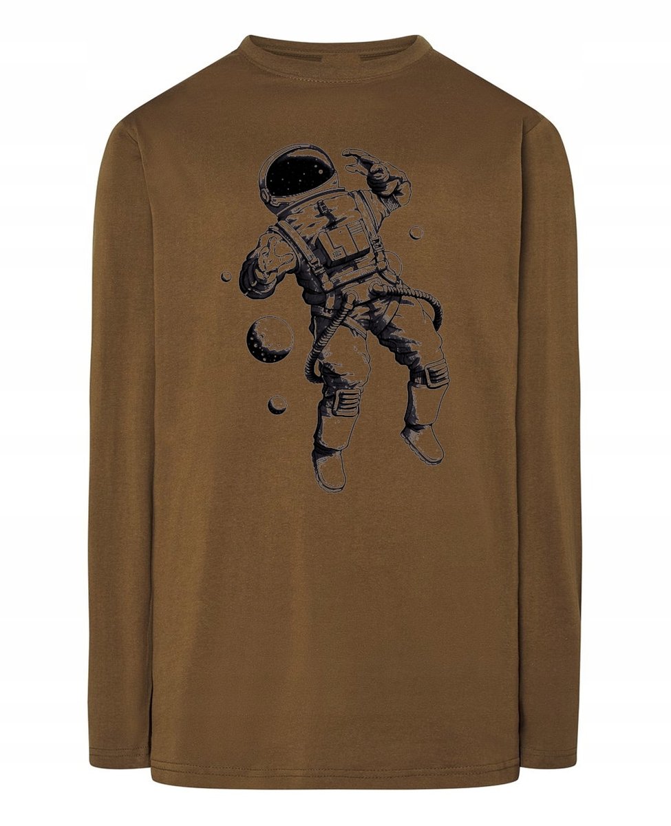 Longsleeve męski nadruk Astronauta r.XS