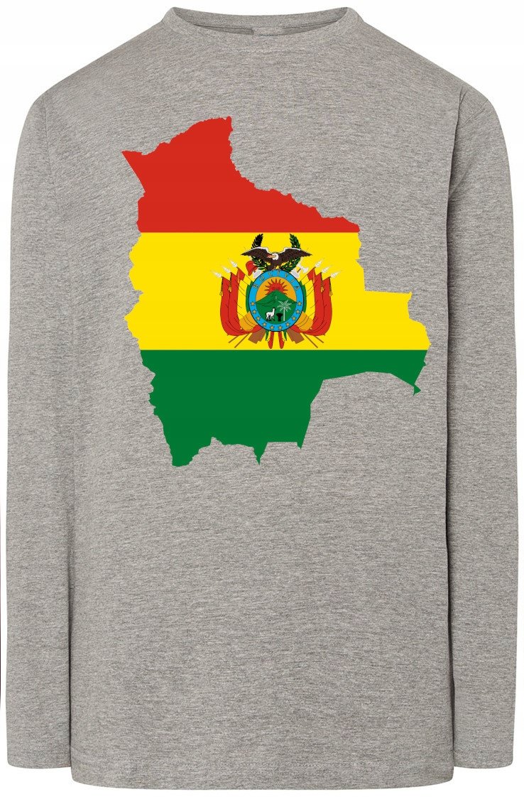 Boliwia Męska Bluza Longsleeve Flaga Rozm.S