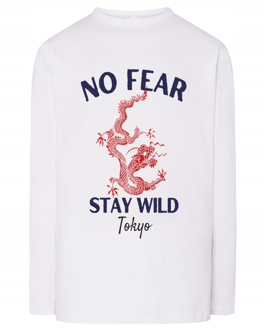 Longsleeve fajny nadruk TOKIO SMOK r.L
