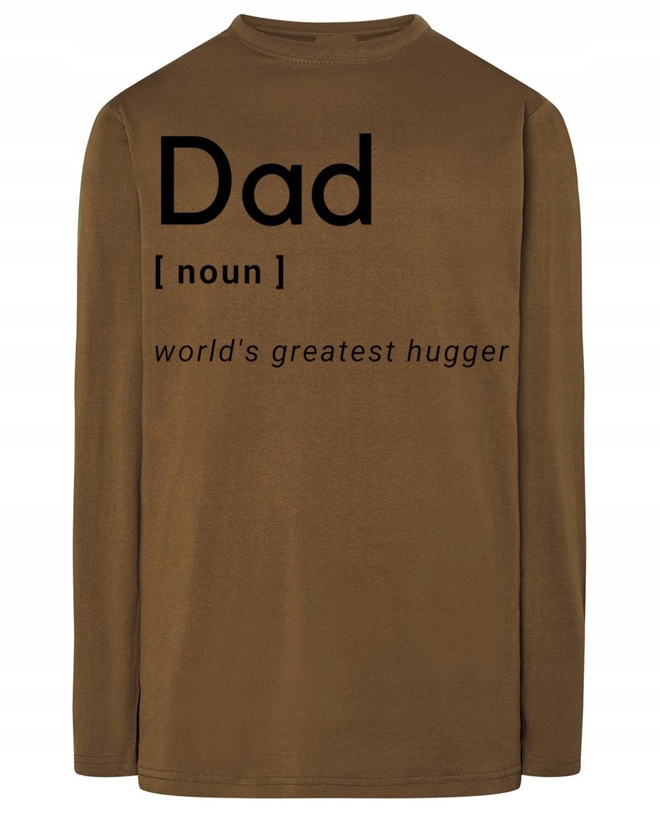 Longsleeve męski nadruk TATA PRZYTULACZ r.M