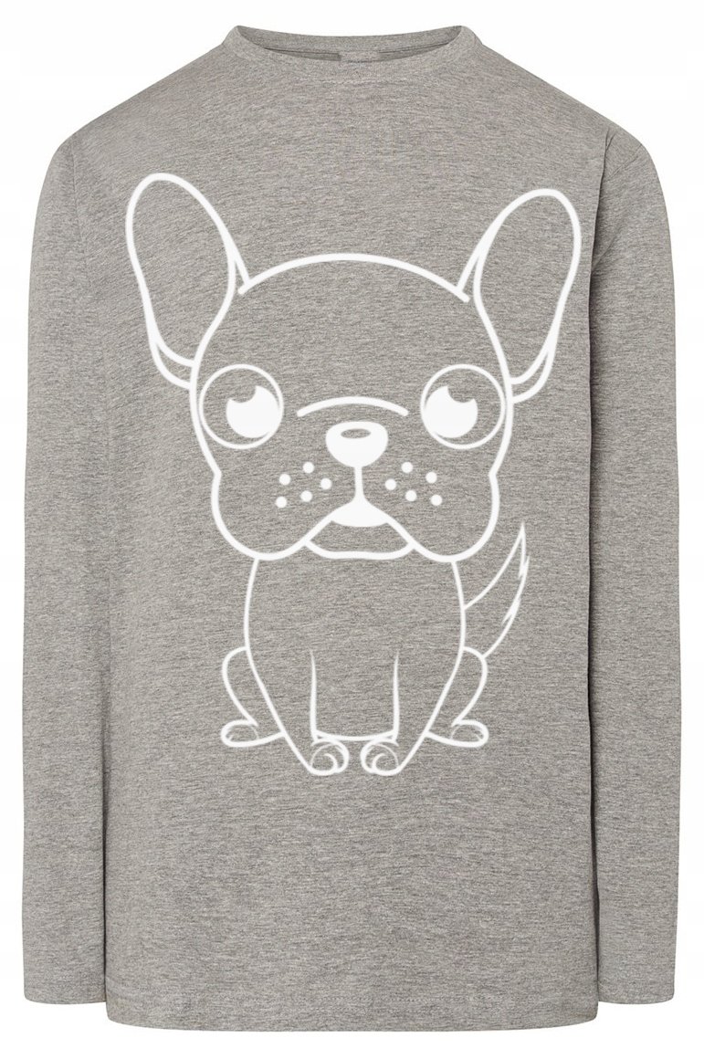 Longsleeve męski nadruk PIES PIESEK r.XL