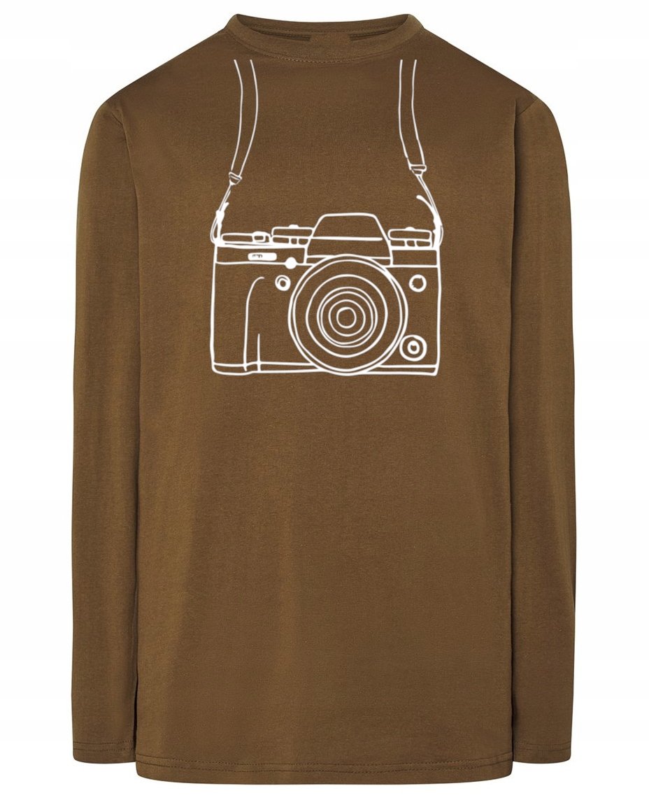 Longsleeve męski nadruk APARAT na PASKU r.XL