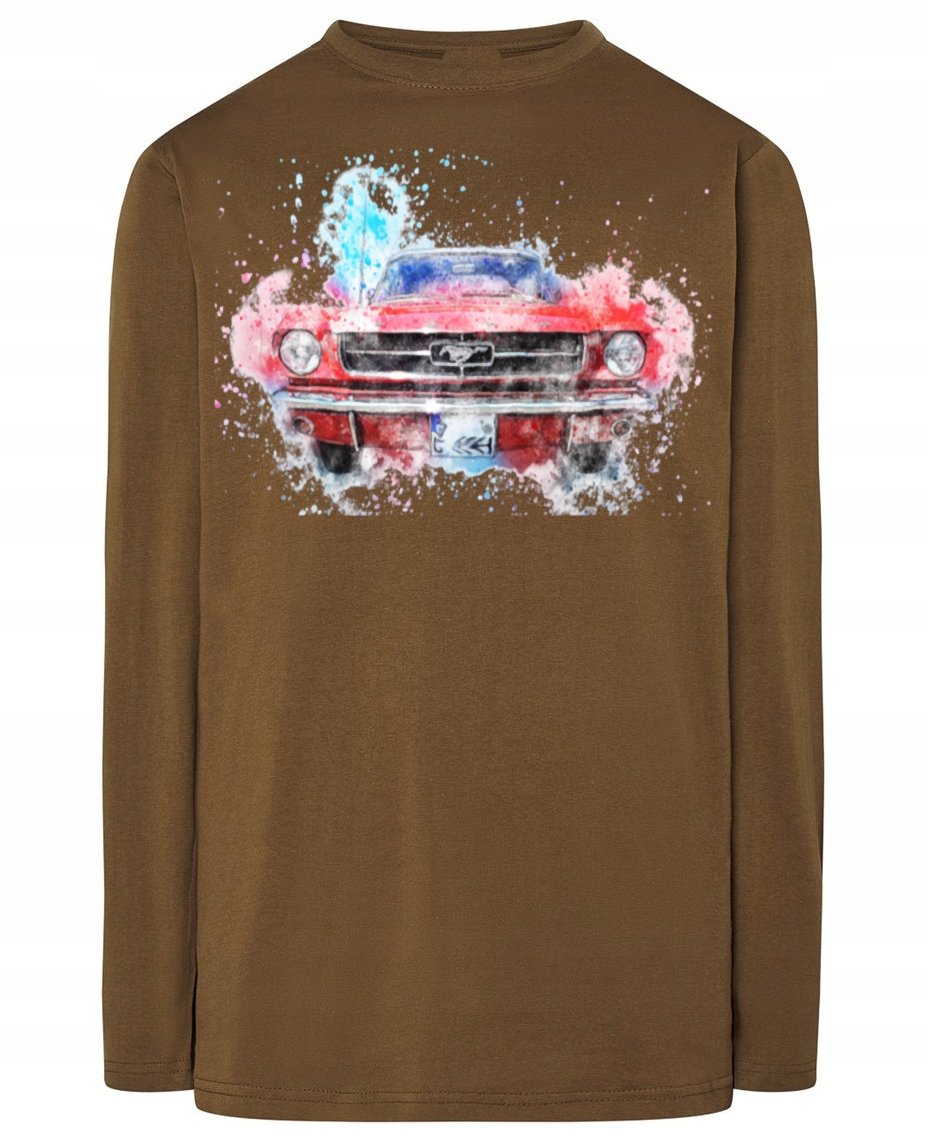 Longsleeve męski nadruk klasyk Mustang r.XXL